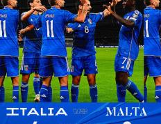 欧预赛-意大利4-0马耳他升C组第二 贝拉尔迪双响博囧地方队处子球-贝拉尔迪