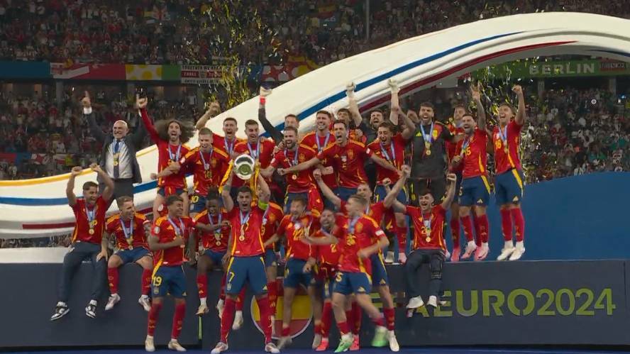 早报：西班牙2-1英格兰，斗牛士队史四夺欧洲杯独居第一-欧洲杯